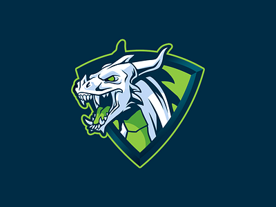 Synest - Logo Design design dragon gaming illustration logo mascot sport