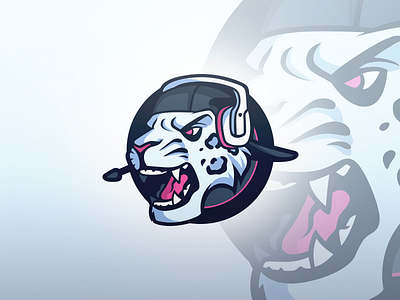 Team Trooper - Logo Design animal design gaming illustration leopard logo mascot snow sport