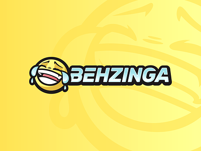 Behzinga Rebrand - Logo Design behzinga crying design emoji logo smiley type