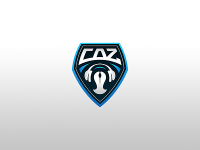 CAZ eSports - Logo Design caz design esports gaming headset logo mouse shield sports