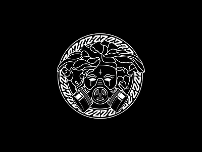 ZRKACE - Apparel Design apparal design emblem gas logo london mask medusa snake versace zrk zrkace