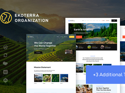 Ekoterra - NonProfit & Ecology WordPress Theme business web design webdesign wordpress wordpress theme wordpress themes