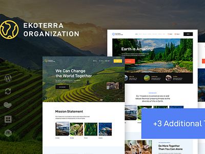 Ekoterra - NonProfit & Ecology WordPress Theme