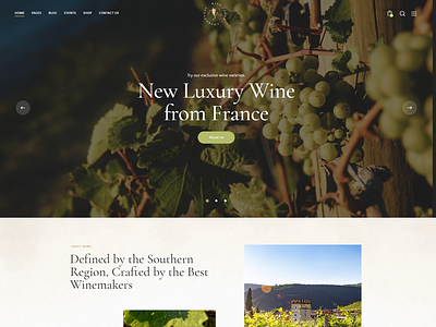 Chardonnay - Wine Store & Vineyard WordPress Theme