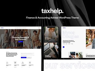 Tax Help - Finance & Business Accounting Adviser WordPress Theme