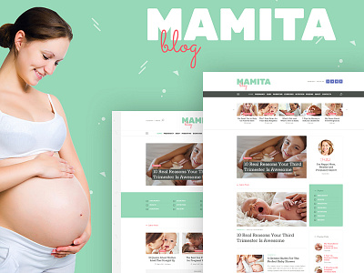 Mamita | Pregnancy & Maternity Blog baby blog blogging child care childbirth childcare wordpress theme children family web design wordpress theme