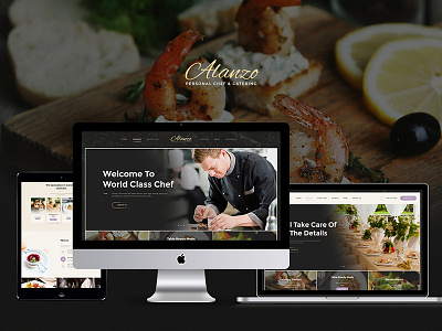 Alanzo | Personal Chef & Catering WP Theme anniversary banquet birthday catering catering wordpress theme chef cook event event planner food service wordpress theme