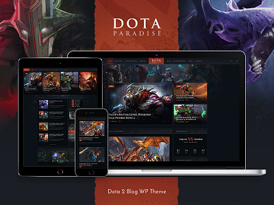 Dota Paradise | Gaming Blog & Store WP Theme