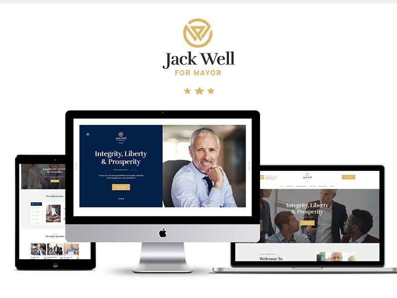 Jack Well | Elections Campaign & Political WordPress Theme party non-profit ngo government elections wordpress theme democratic debate candidate campaign activist political wordpress theme