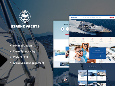 Sirene | Yacht Charter Services & Boat Rental WordPress Theme boat rental wordpress theme wordpress design wordpress theme wordpress themes yacht charter wordpress theme yacht rental wordpress theme yacht wordpress theme