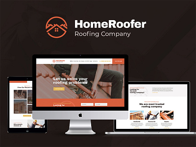 Roofing Company Services & Construction WordPress Theme