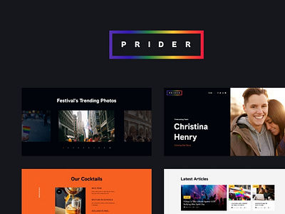 Prider | LGBT & Gay Rights Festival WordPress Theme + Bar