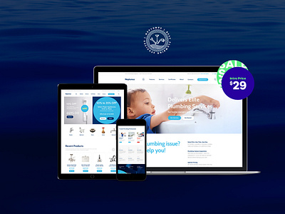 Neptunus - Water Park WordPress Theme web design web development webdesign woocommerce wordpress wordpress theme wordpress themes