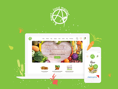 A-Mart - Organic Products Shop WordPress Theme elementor web design web development webdesign woocommerce wordpress wordpress theme wordpress themes