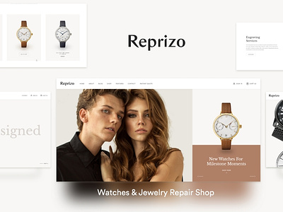 Reprizo - Jewelry & Watch Shop WordPress Theme