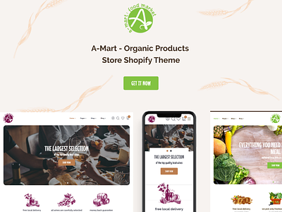 A-Mart - Organic Products Store Shopify Theme