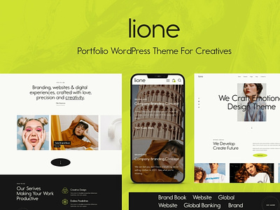 Lione - Personal Portfolio for Creatives WordPress Theme design illustration logo web design web development webdesign woocommerce wordpress wordpress theme wordpress themes