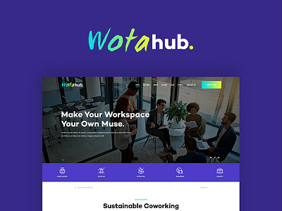 WotaHub | Coworking Space WordPress Theme business conference corporate coworking coworking space wordpress theme creative web design web developer web development webdesign wordpress wordpress theme