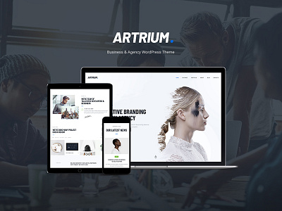 Artrium | Creative Agency & Web Studio WordPress Theme design bureau design studio gdpr marketing portfolio web design web development web studio web studio wordpress theme wordpress theme