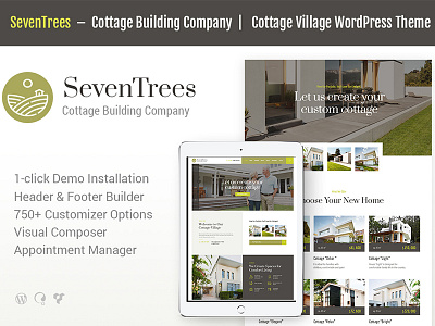 SevenTrees | Real Estate WordPress Theme agency agent apartment appointments booking business gdpr home house property real estate realtor rent sale single property