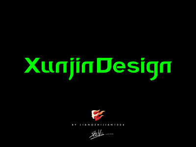 Xunjindesig_Font Design design font design