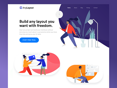 Layout Concept design layout sketch ui website website concept