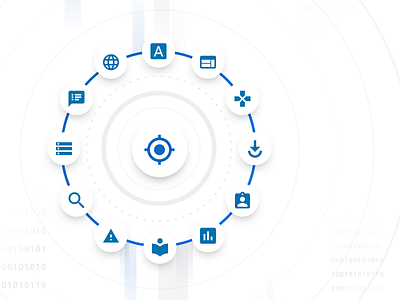 Illustration Wheel Icons