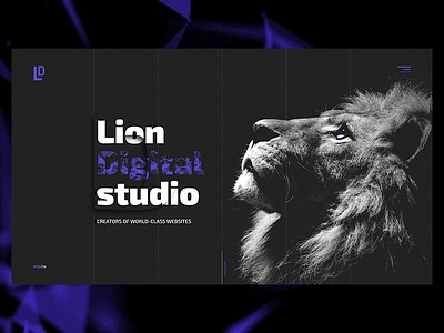 Lion Digital Studio creative design google new template trend typography ui ux