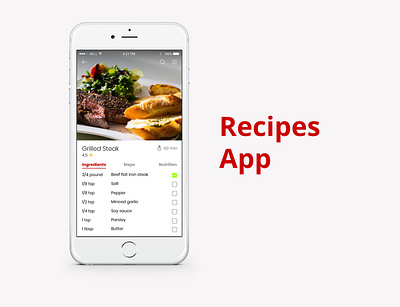 dailyui40 app daily ui daily ui 40 daily ui challenge dailyui design food recipes ui ui ux ui design uidesign uiux