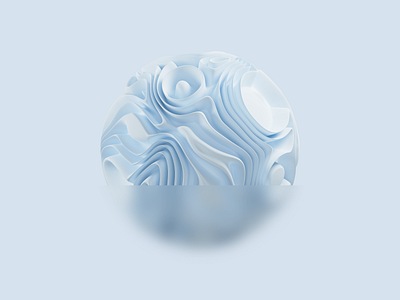 Sphere 2 3d blender design illustration