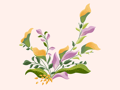 Flowers artwork design digital art flowers flowers illustration illustration illustrator nature texture