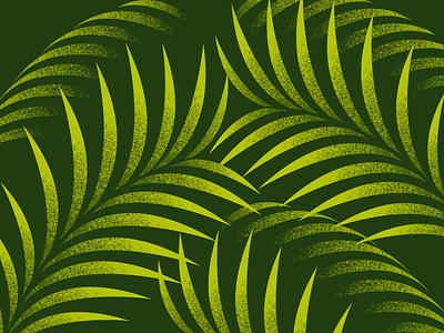 Tropical Plants behance design digital art green illustration illustrator leaves nature plants tropical tropical plants vector