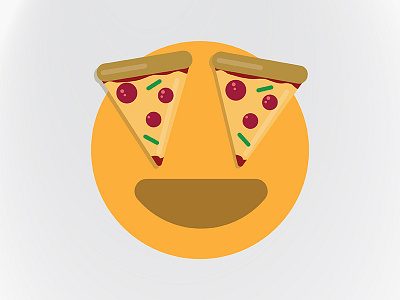 If you don't like Pizza, you're a weirdough. emoji flat design graphic graphic design pizza