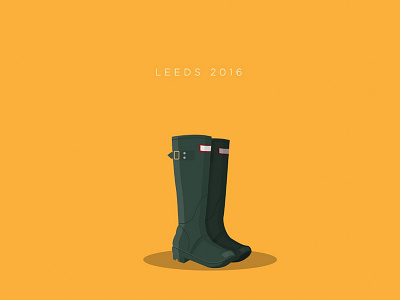 Leeds Fest digital illustration festival flat design graphic design leeds