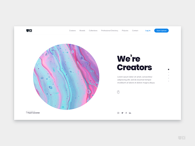 Landing Page for Creators