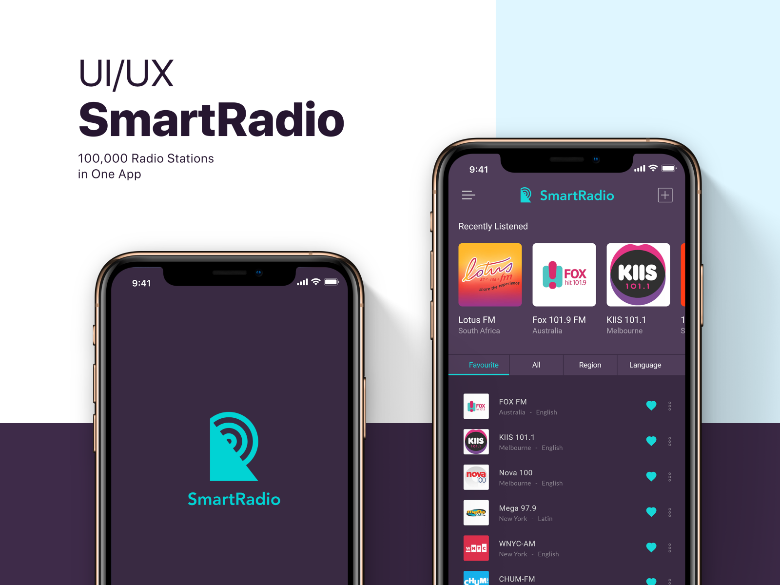 UI UX Interaction Design for Online Radio Mobile App by 