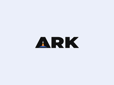 ARK Dribbble aerospace logo logo design rocket space spaceship