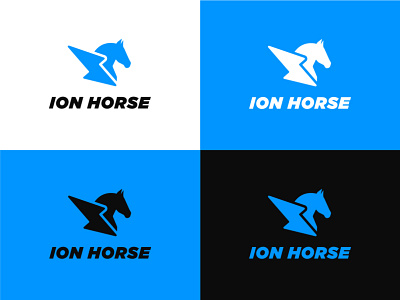 KU ION-HORSE AUTOMOTIVE branding design graphic design logo