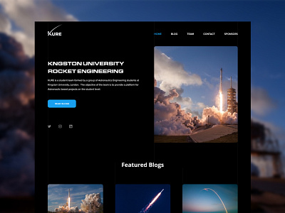 KURE Website Concept design flat graphic design minimal ui ui design uiux