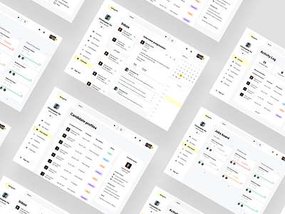 HR App dashboard design hiring hr minimal ui ui design uiux