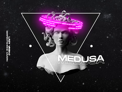 Medusa / Lady Vashj aftereffects animation medusa motion graphics poster sculpture