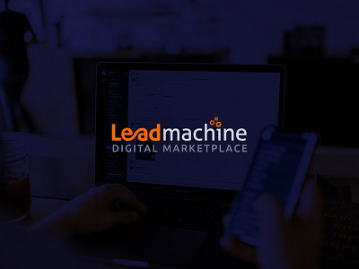 Leadmachine b2b brandidentity branding design graphic design icon illustration logo machine marketing marketplace online product service vector