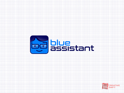 Blue Assistant app assistant blue blue print brandidentity branding design graphic design icon illustration logo search vector web