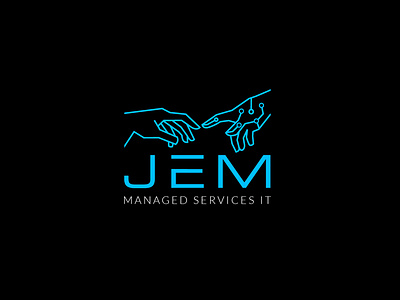 JEM: Managed Services IT (ICT) company Logo app assistant autonomous brandidentity branding design graphic design icon illustration innovative logo service vector web