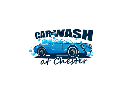 The Car Wash at Chester brandidentity branding car chester design graphic design icon illustration logo vector wash