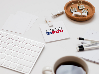 Austin Run (mockup) art brand design identity logo run thirtylogos