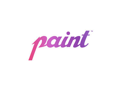 Paint art brand design identity logo paint thirtylogos