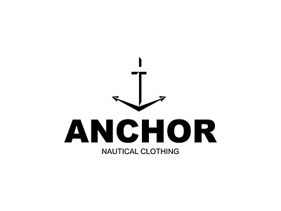 Anchor art brand clothing design identity logo thirtylogos