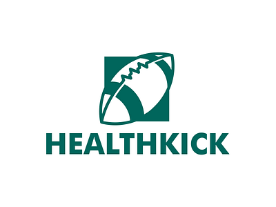 Healthkick art brand design football identity logo thirtylogos