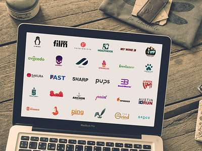 Thirty Logos (mockup) art brand design identity logo mockup thirtylogos